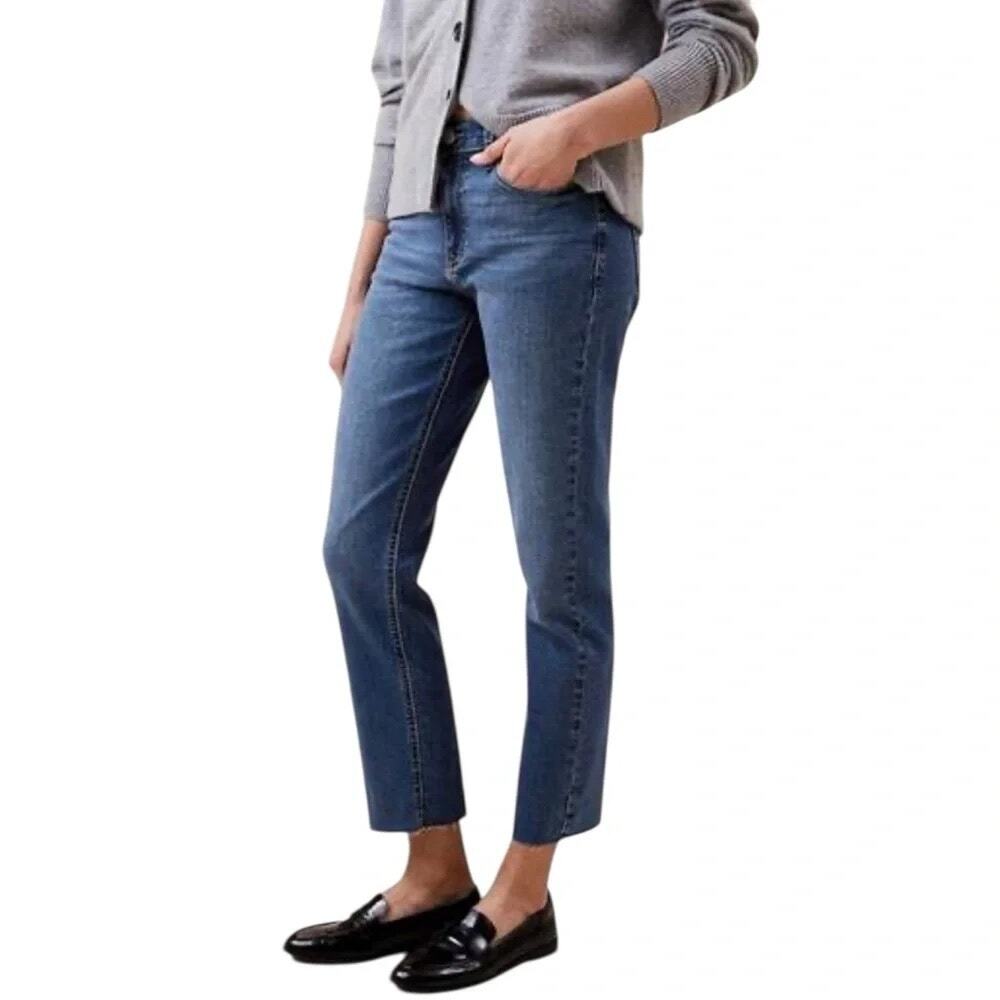NEW Banana Republic Vintage Stretch Slim Cigarette Jeans Womens 33 16